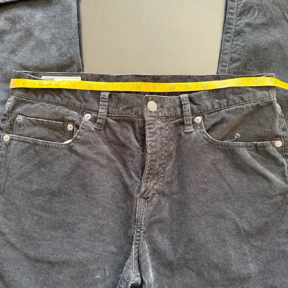 NWOT GAP Slim Fit Black Corduroy Pants